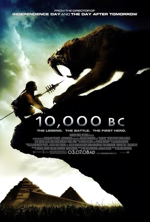 10,000 BC film posteri